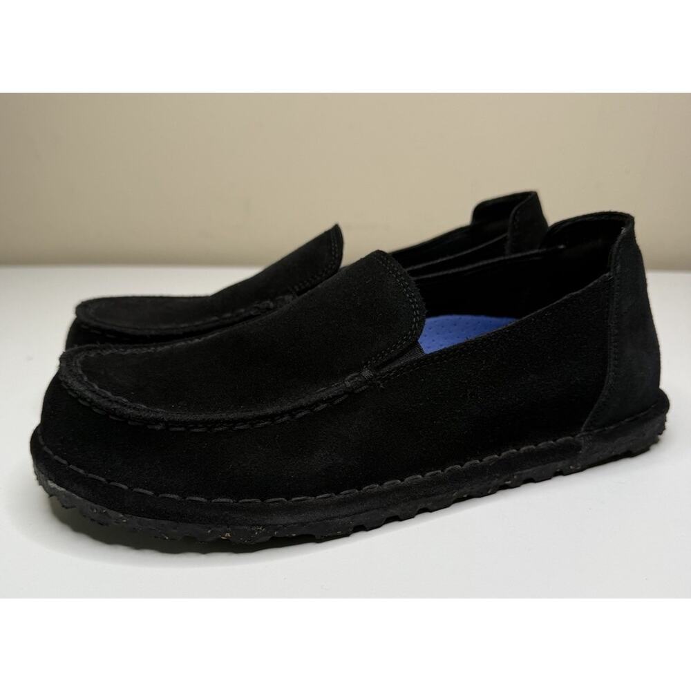 Birkenstock Black Suede Loafers
